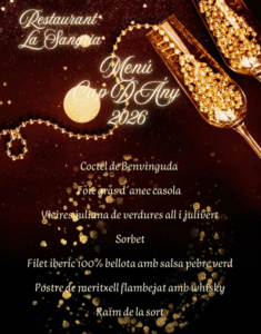 Où dîner pour le réveillon du Nouvel An 2025 en Andorre. Dîner de la Saint-Sylvestre 31 décembre et soirée de réveillon à La Sangria Grill, Meritxell | Canillo en Andorre. 