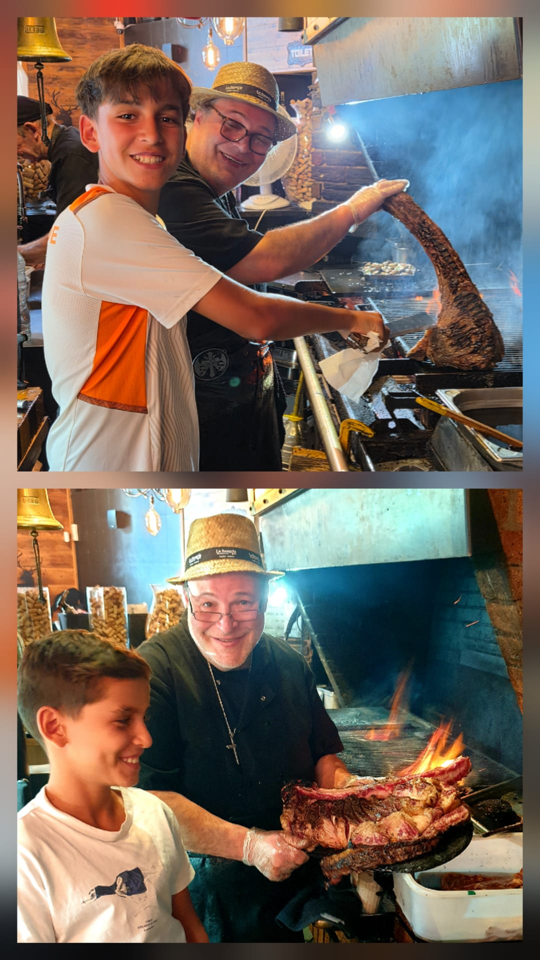 🔥❤️ LA SANGRIA GRILL — ELS CLIENTS FIDELS QUE CREIXEN AMB NOSALTRES Hi ha coses que fan especial La Sangria Grill… Les nostres carns XXXXL, la brasa de llenya, l’ambient de casa… Però sobretot, els clients que tornen. Avui ens ha visitat un jove que ja va venir el 2024, i veure’l de nou ha estat una sorpresa preciosa: més gran, més alt, més guapo… i amb el mateix somriure d’aquell primer dia. A La Sangria Grill no només veieu créixer els nostres chuletons… també veiem créixer els nostres clients. I això és un privilegi que ens emociona. Gràcies per continuar escollint-nos, any rere any. Aquí, cada visita deixa una història… i avui n’hem viscut una de molt bonica. #LaSangriaGrill #ClientsQueTornan #Andorra #BrasaDeLlenya #CarnXXXXL #HistoriesQueEscriuLaCasa